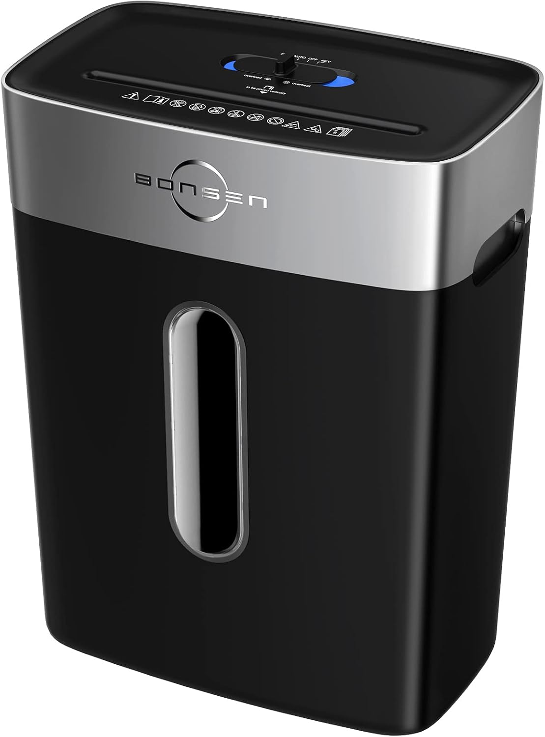 8-Sheet Crosscut Paper Shredder with 4 Gallons Wastebasket K271438