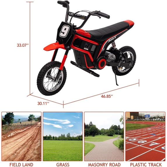 350W 24V Electric Dirt Bike for Kids 8-12 M61359