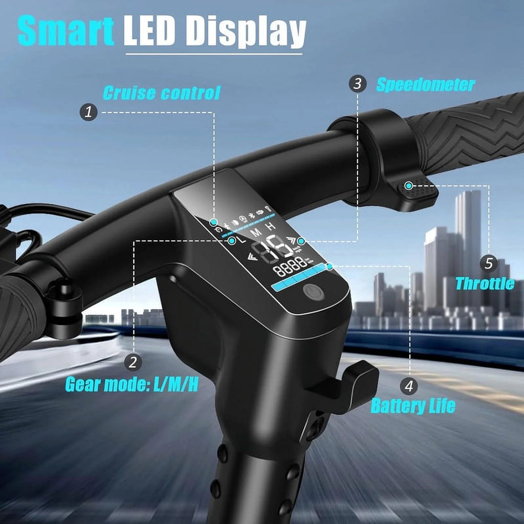 Electric Kick Scooter 300W Motor 8.5 Tires Portable Folding E440874