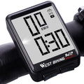 Black Wireless Bicycle Speedometer Y56250