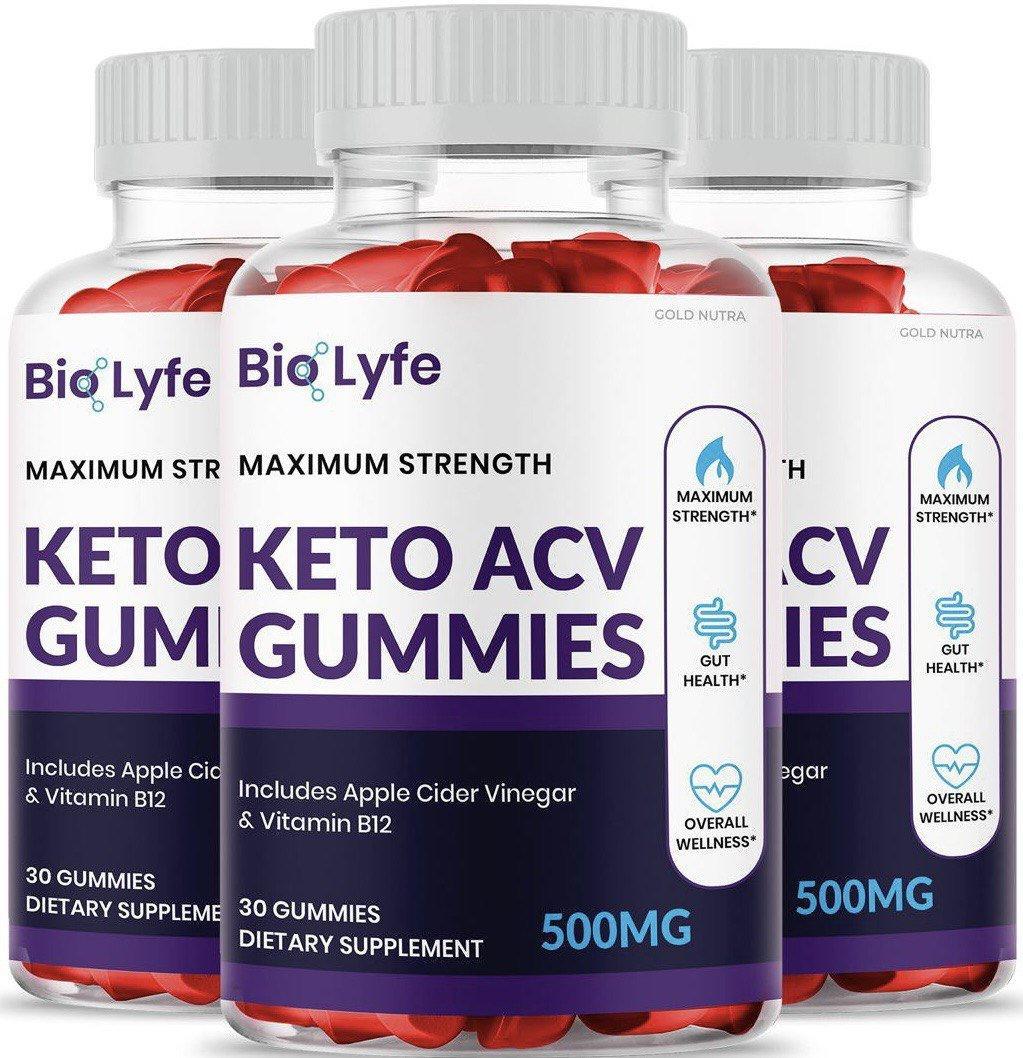 Keto + ACV Gummies 3 Pack U410