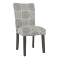 Gray Medallion Parsons Dining Chair (Set of 2) Q7903