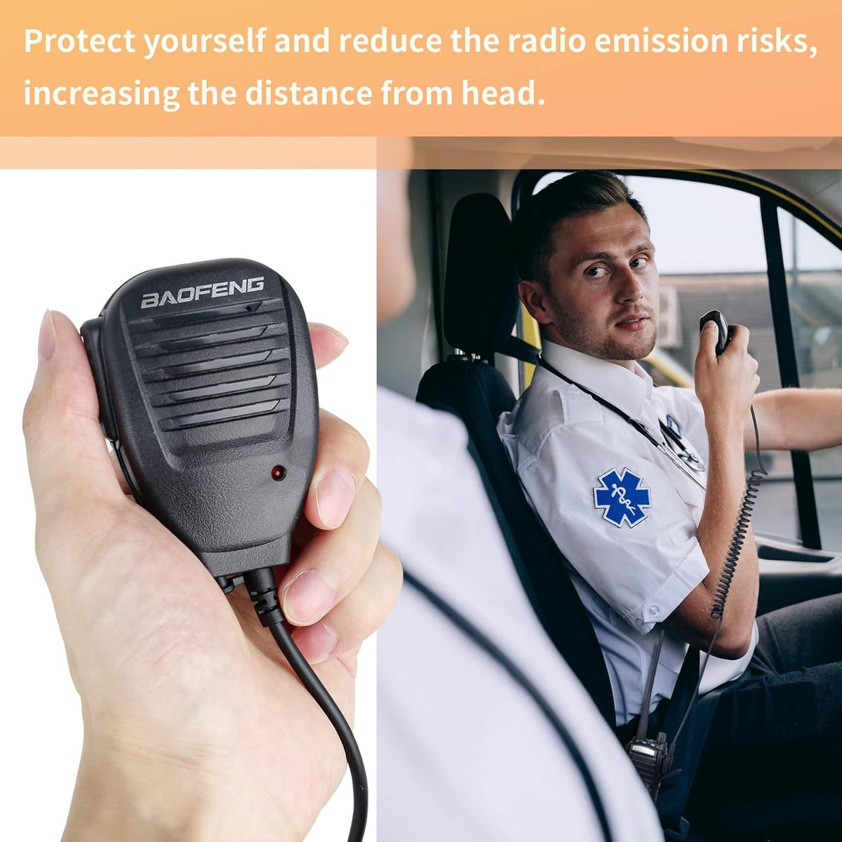 UV-82 High Power Portable 2 Way Radio with Extra 2800mAh Battery Full Kits (1 Pack-Black) B200