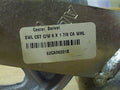 Heavy Duty Swivel Caster 6 Diameter Cast Iron Wheel Roller Bearing 2 Tread Width Plate 1400 lb Y148617