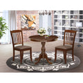 Antique 3-piece Dining Set with Slatted Chairs in Mahogany R388150