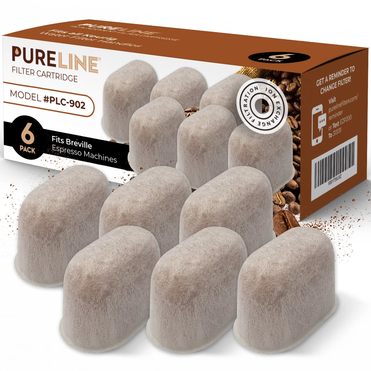 Coffee and Espresso Water Filters 6 Pack D8625