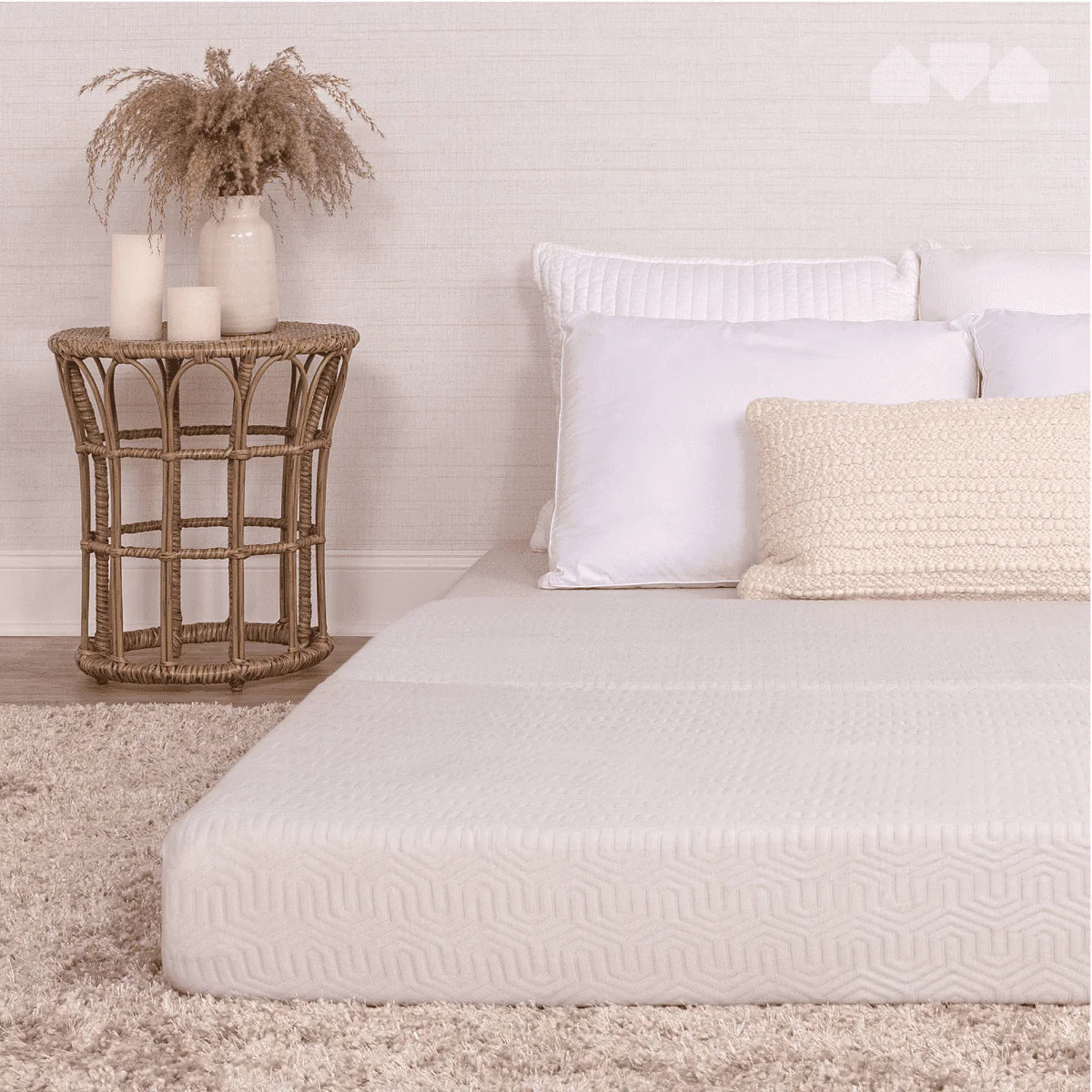 6-Inch Memory Foam Tri Folding Mattress Full Size I969