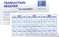 Checkbook Registers Ledger Transaction Log V29443