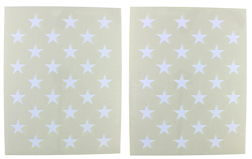 50 Star Field Stencils 2 Pc Set 14 Mil 25.75"L K283
