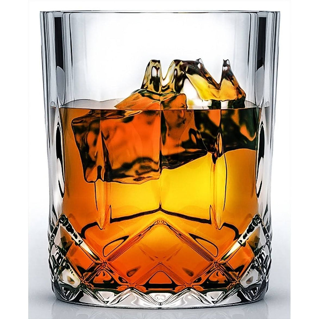 Crystal Decanter Set with 6 Double Old Fashioned Glasses A35630
