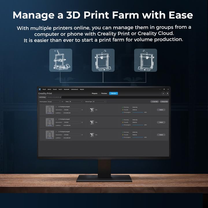 3D Printer with 600mm/s Printing Speed and Auto Leveling F46832
