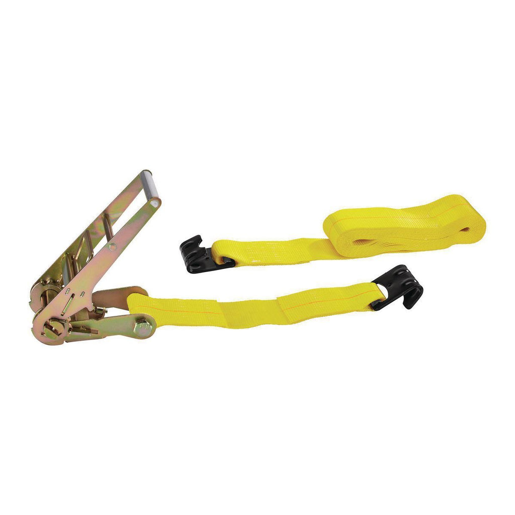 4 in. x 27 ft. Ratcheting Cargo Strap with Flat Hook B516