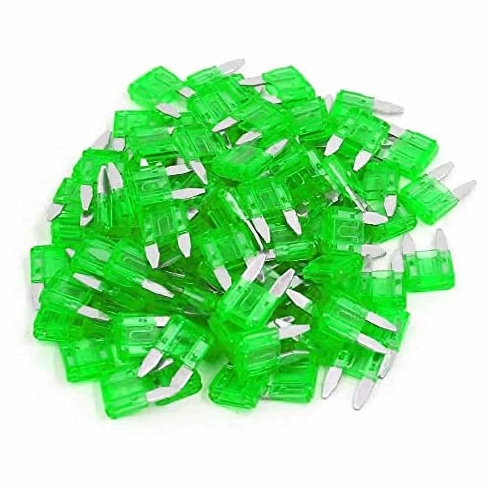 1000 Pack 30 AMP 32V Mini Blade Style Car Fuse (Red) G5610