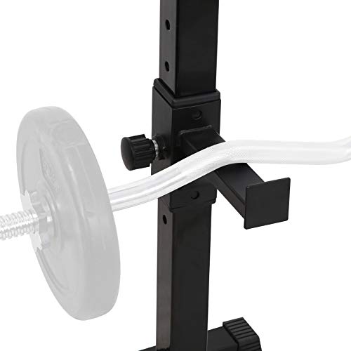 Adjustable Steel Squat Rack Pair 40''-66'' 550lbs U387627