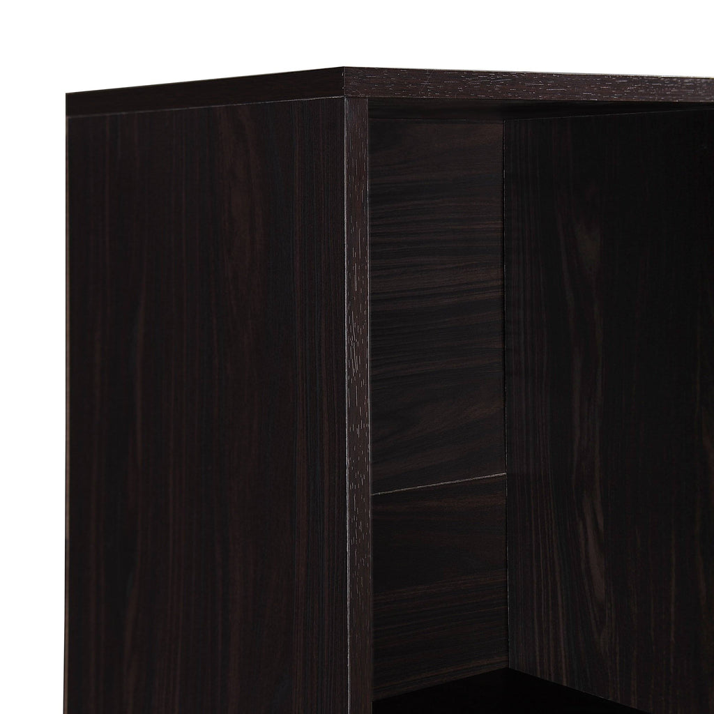 Wenge Faux Wood Bookcase E5830