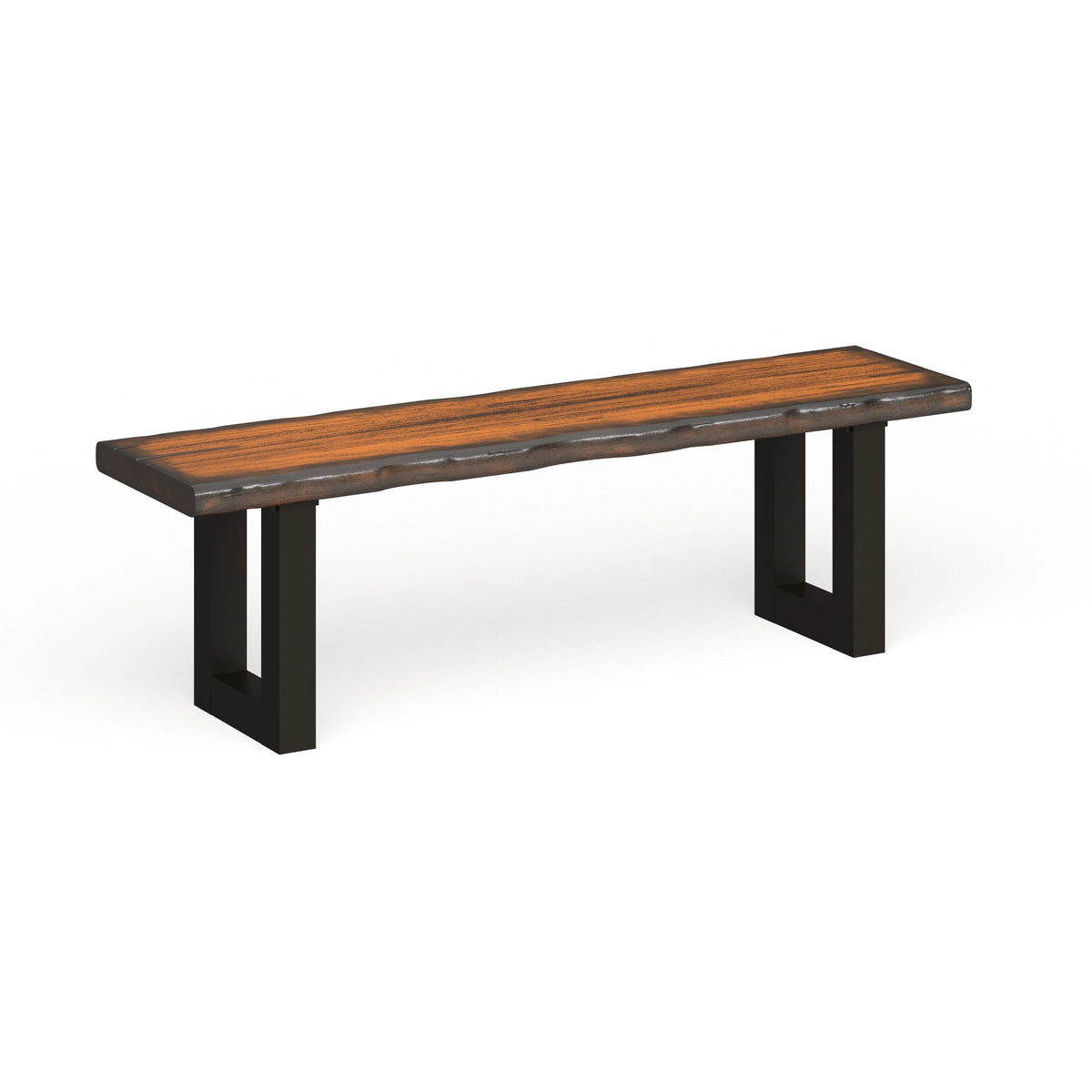 Rustic Oak Solid Wood Dining Bench P21337