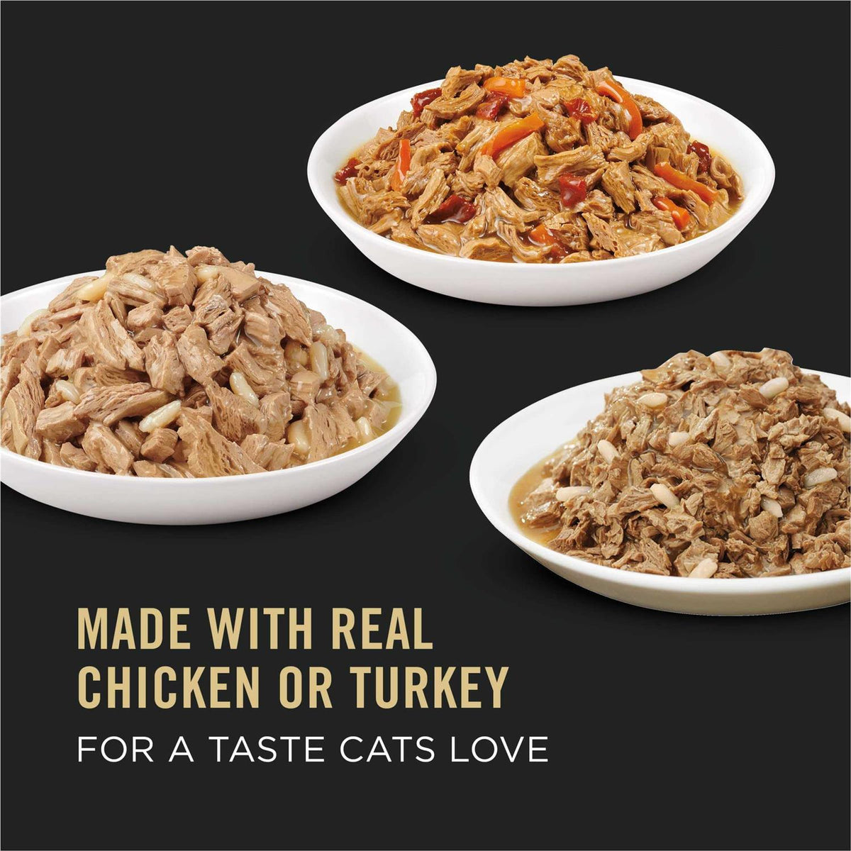 Wet Cat Food Variety Pack Chicken and Turkey W648313