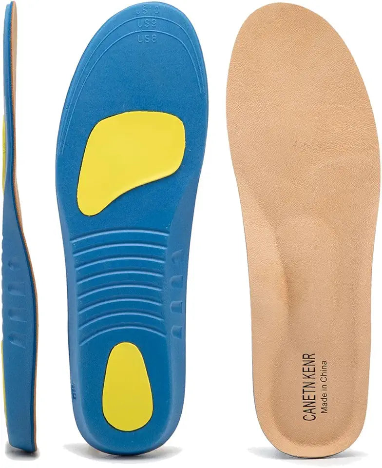 Leather Arch Support Orthotic Insoles U138573