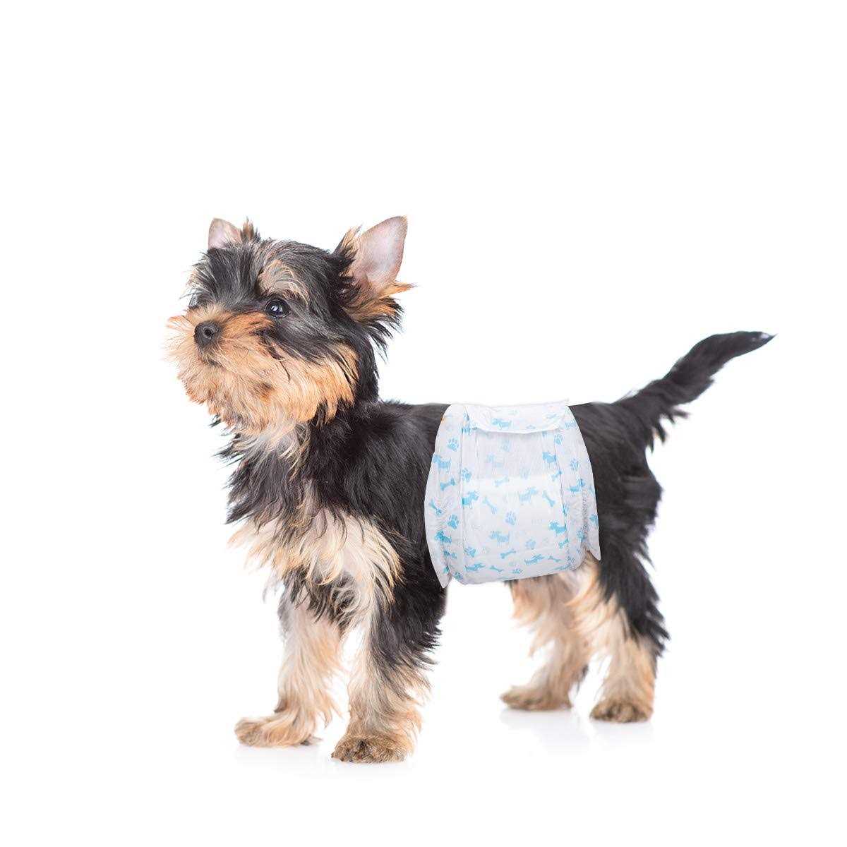 Absorbent Male Dog Wraps Belly Bands with Leak Protection N77270