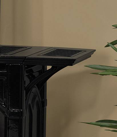 Matte Pewter Cast Iron Stove Shelf Kit I279208