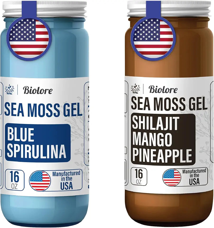 Sea Moss Gel with Shilajit and Blue Spirulina P153789