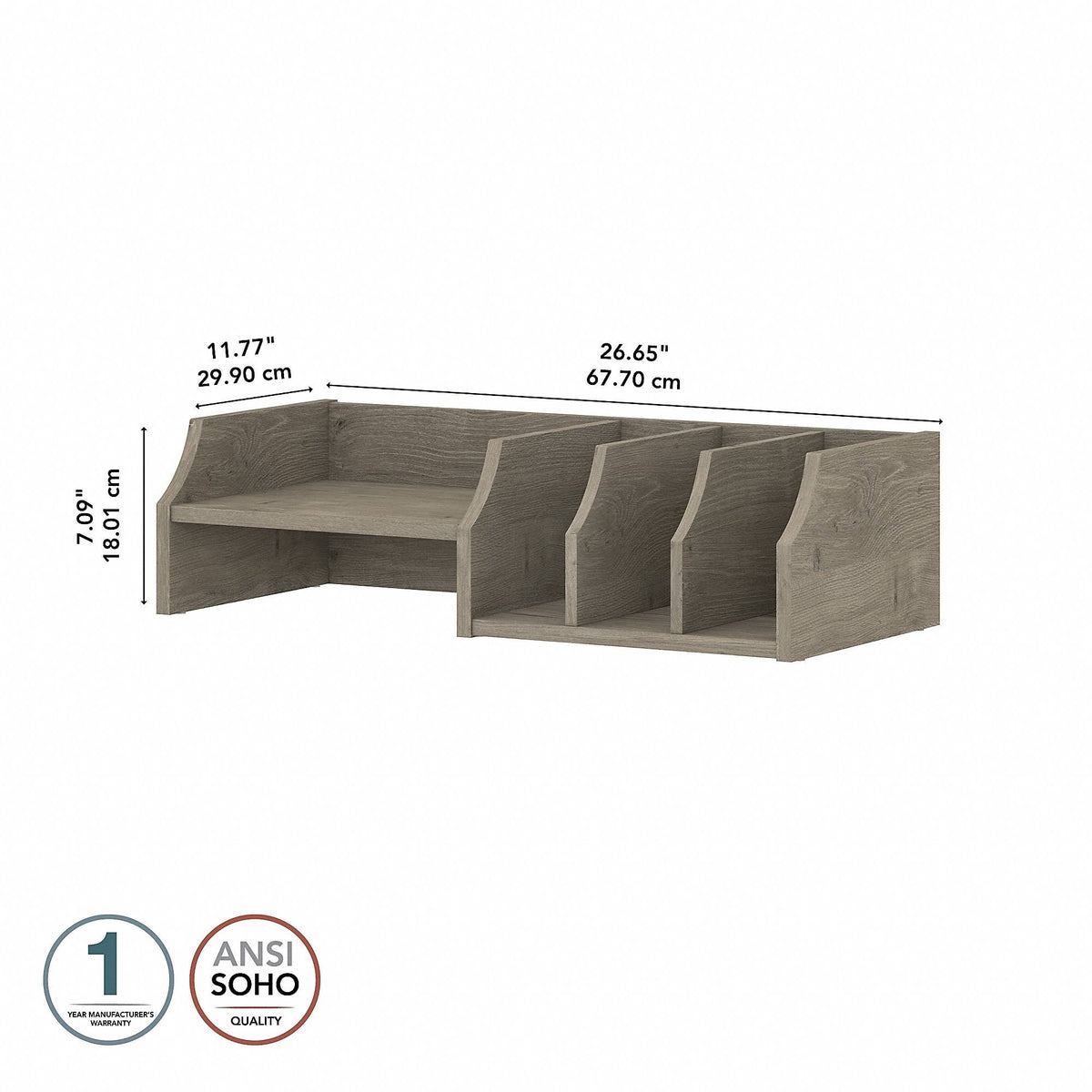 Desktop Organizer with Shelves N661