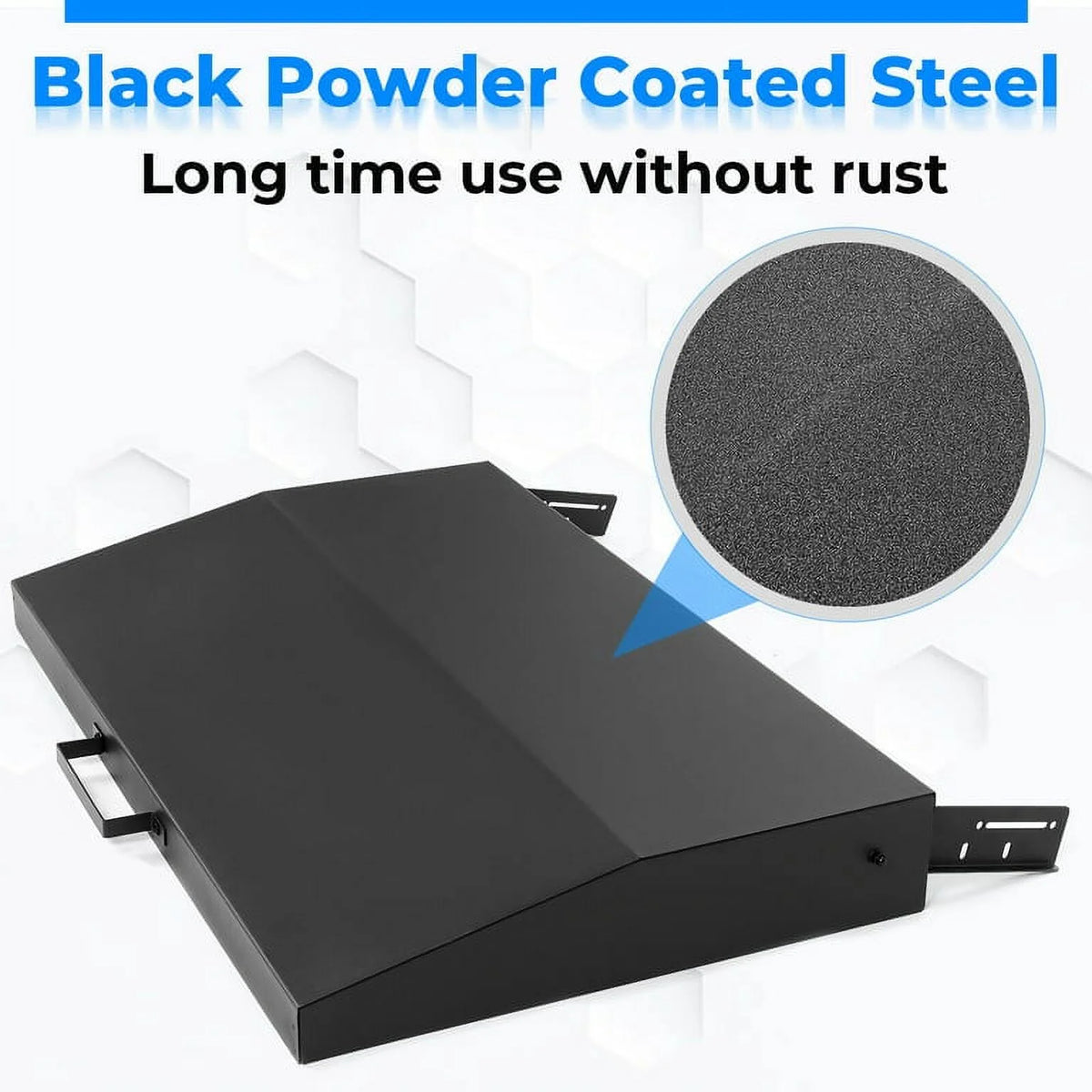 36 in Griddle Hood Lid Black BBQ Hard Cover H856