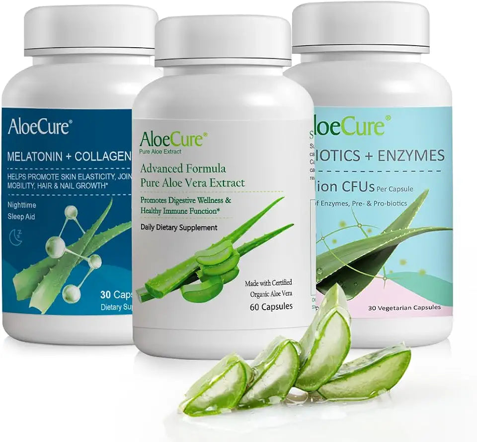 Organic Aloe Vera Capsules P457159