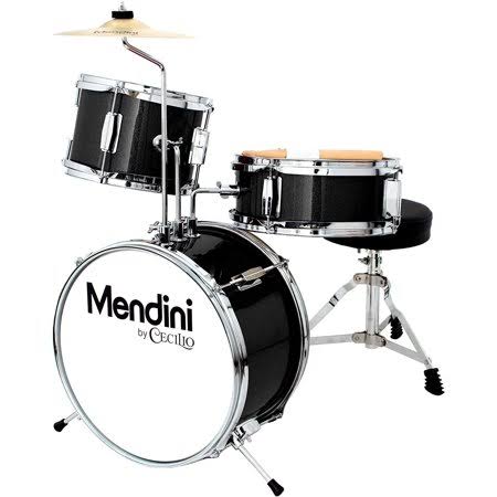 13 inch 3-Piece Kids Drum Set with Throne, Cymbal, Pedal & Drumsticks F51775
