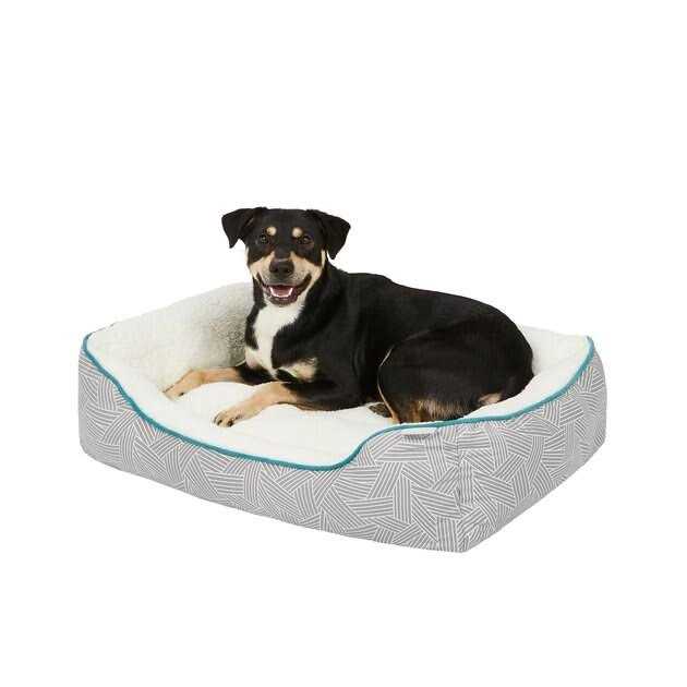 Sherpa Bolster Cat & Dog Bed X967