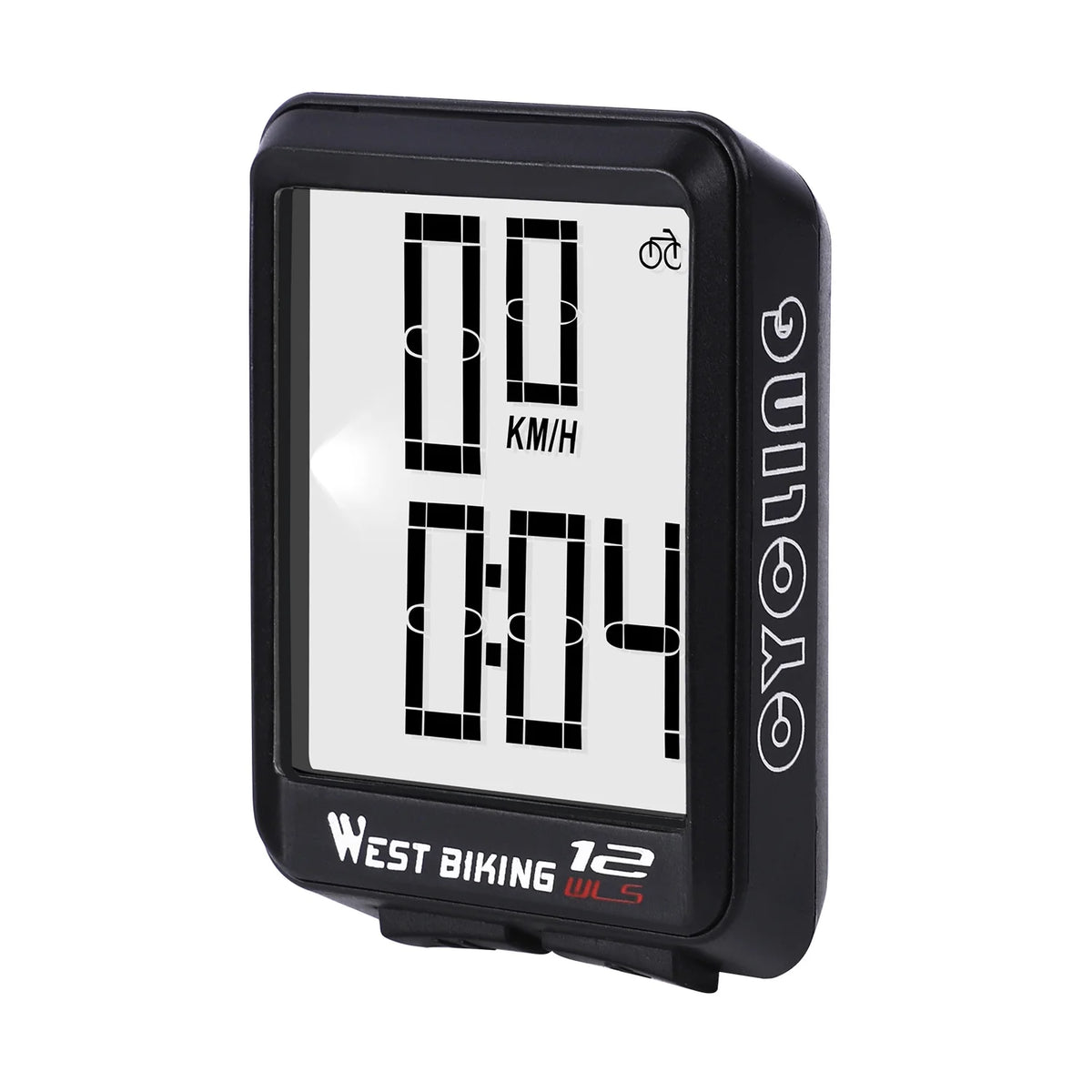 Black Wireless Bicycle Speedometer Y56250