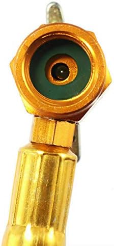 R134A AC Refrigerant Charge Hose Kit with 100PSI Pressure Gauge J600