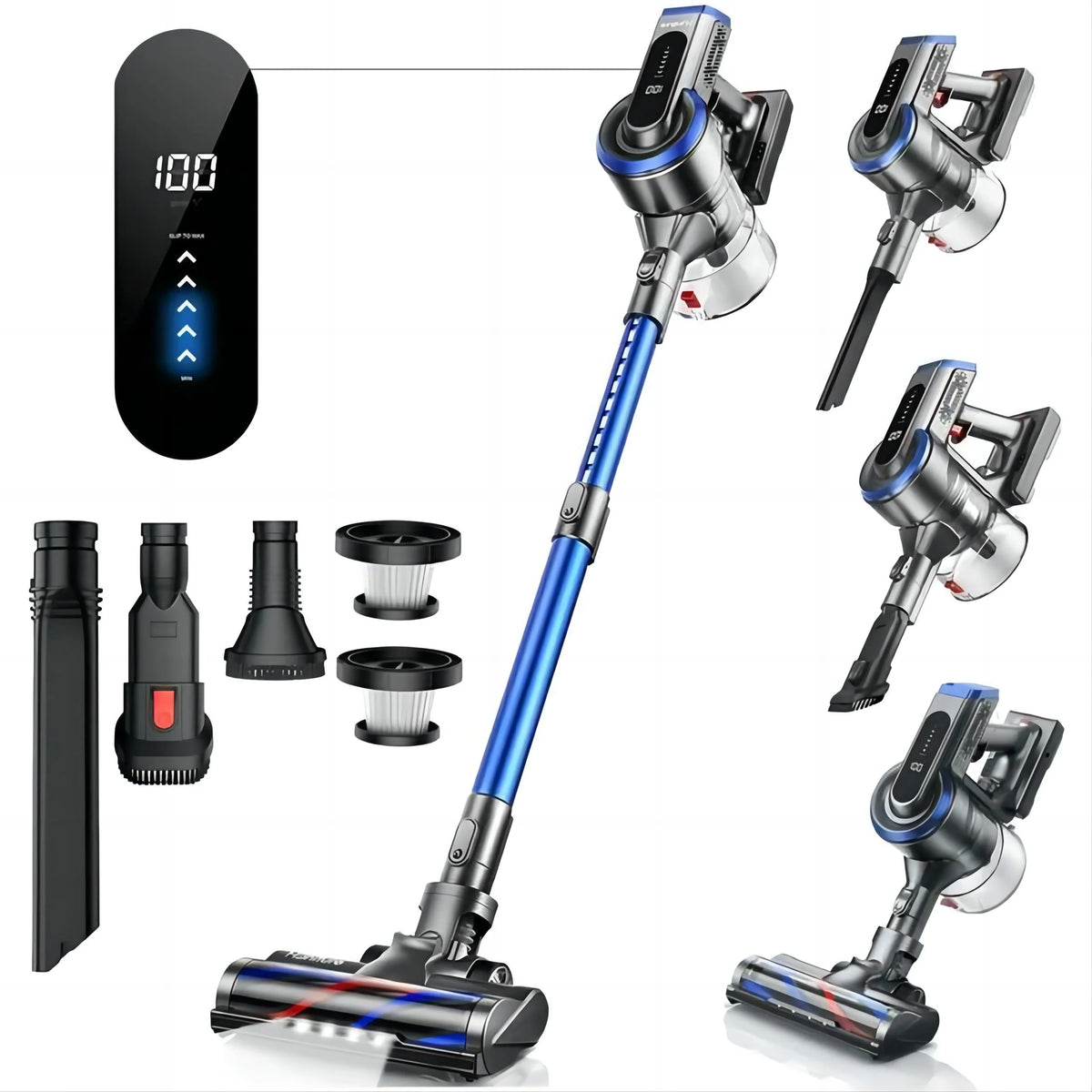 Cordless Stick Vacuum Cleaner Lightweight D7766