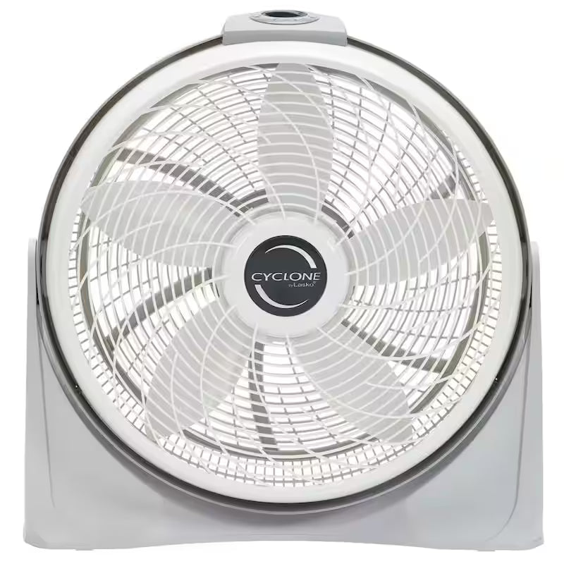 White 3 Speed 20 in. Floor Fan A6817