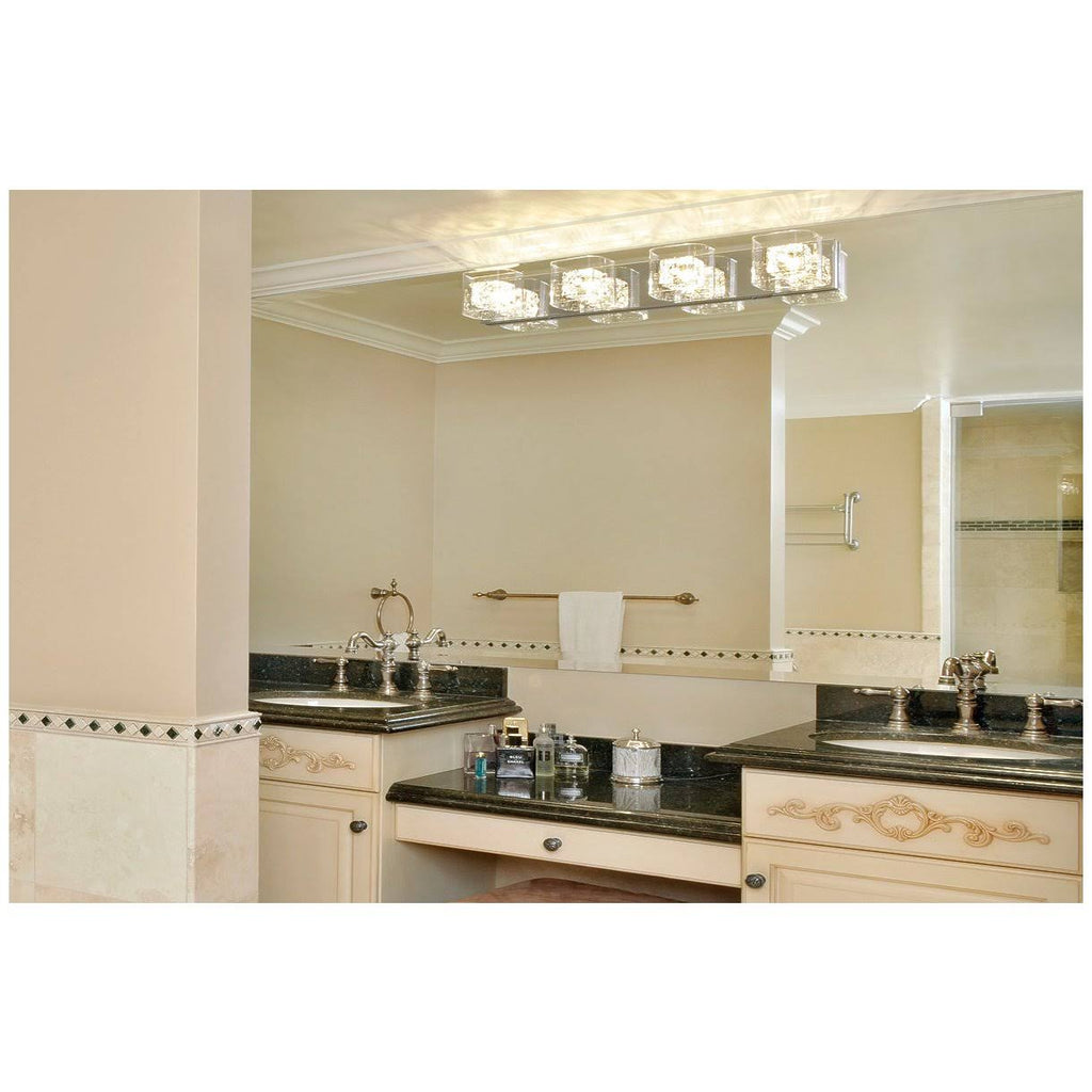 Polished Chrome Flush Mount Light F12757
