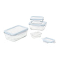 8pc Glass Food Storage Container Set P2577