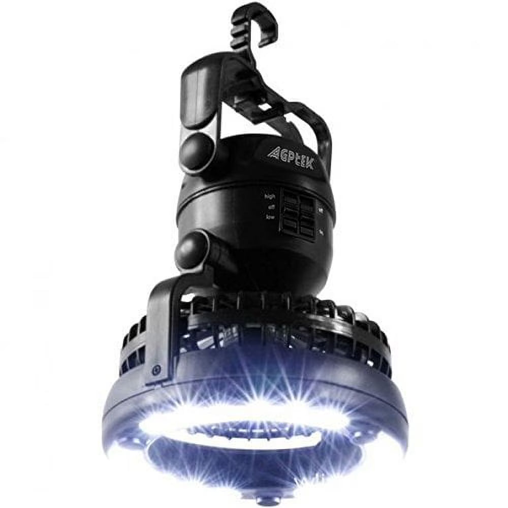 2-in-1 18 LED Camping Light Flashlight and Ceiling Fan Y9046