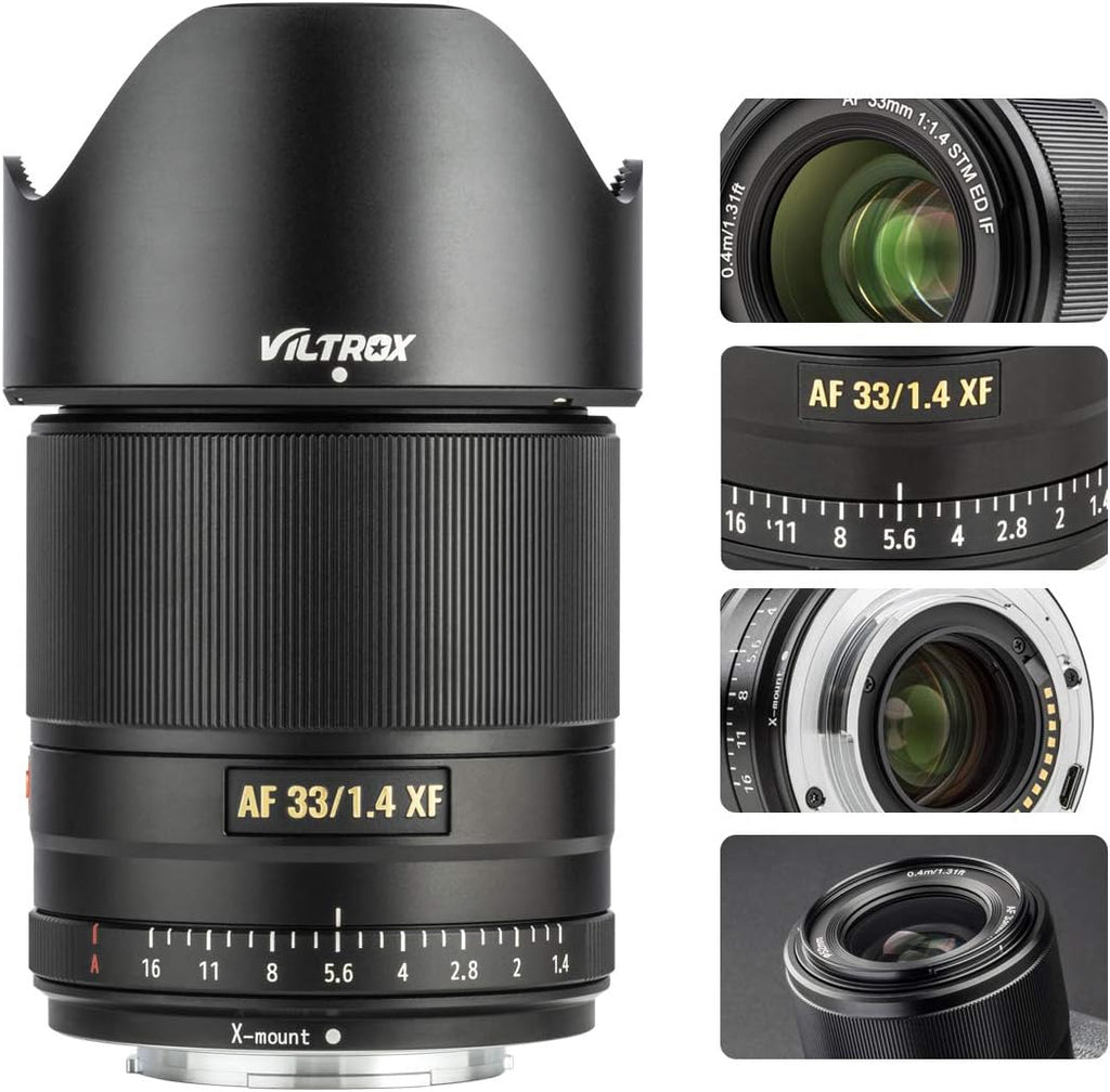 33mm F1.4 Auto-Focus Portrait Lens for Fujifilm X-Mount Camera D9911