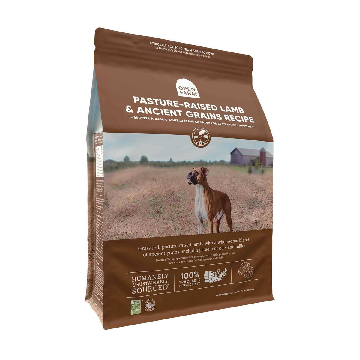 Pasture Raised Lamb Ancient Grains Dry Dog Food W9657