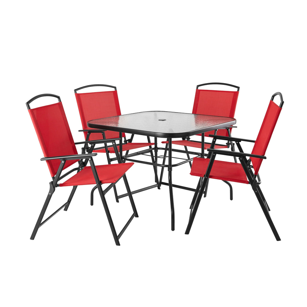 5 Piece Dining Set, Black S9657