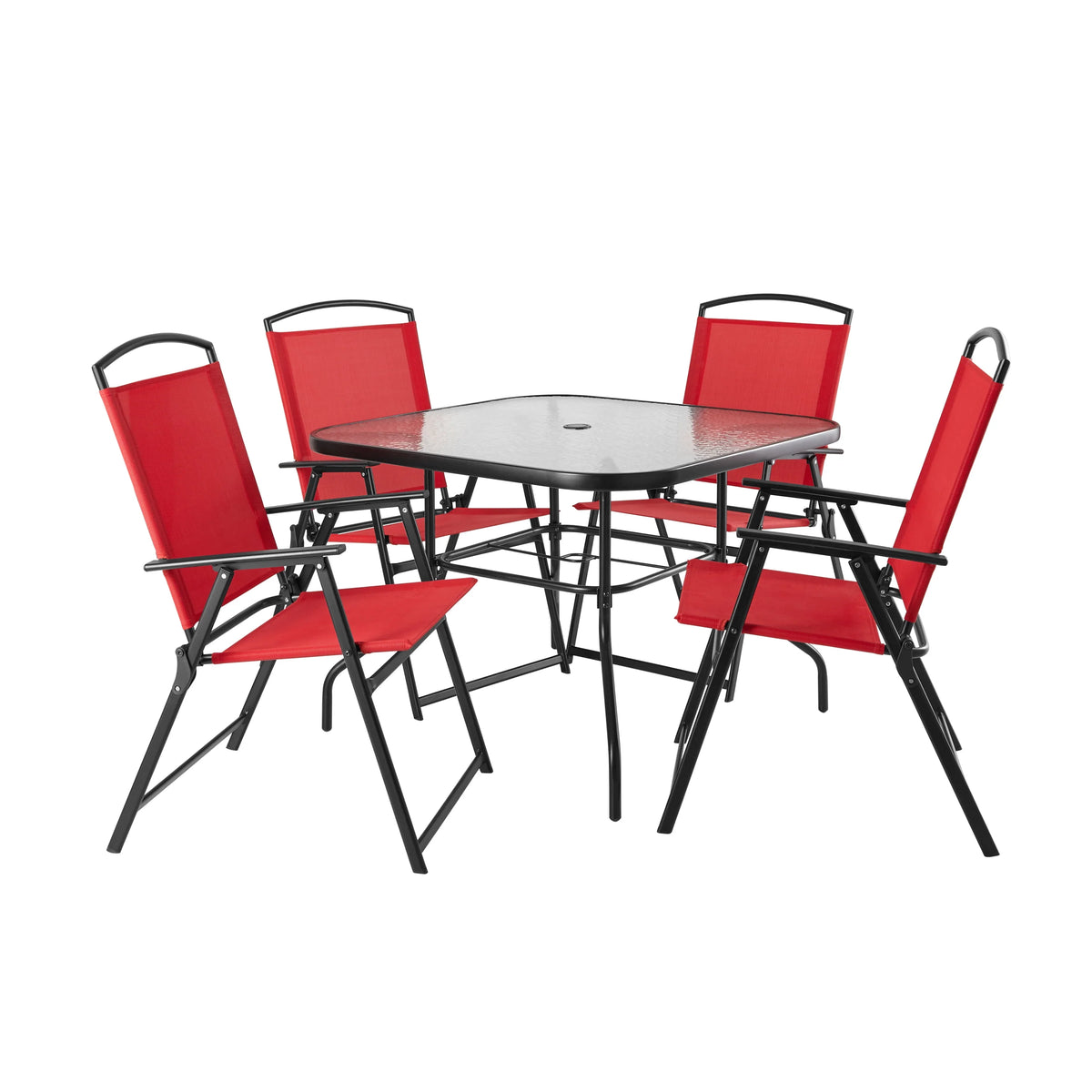 5 Piece Dining Set, Black S9657