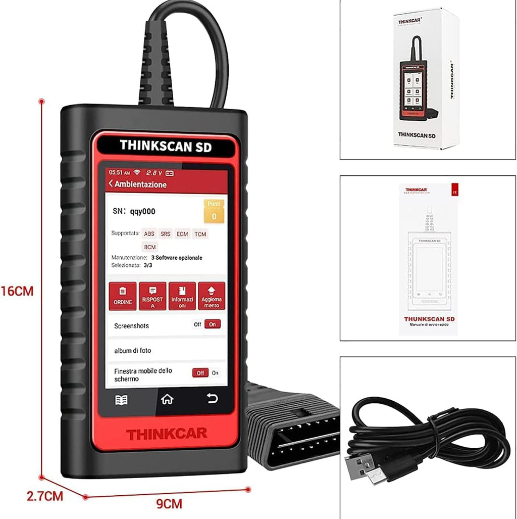 OBD2 Scanner with 28 Reset Car Diagnostic Tool S975065