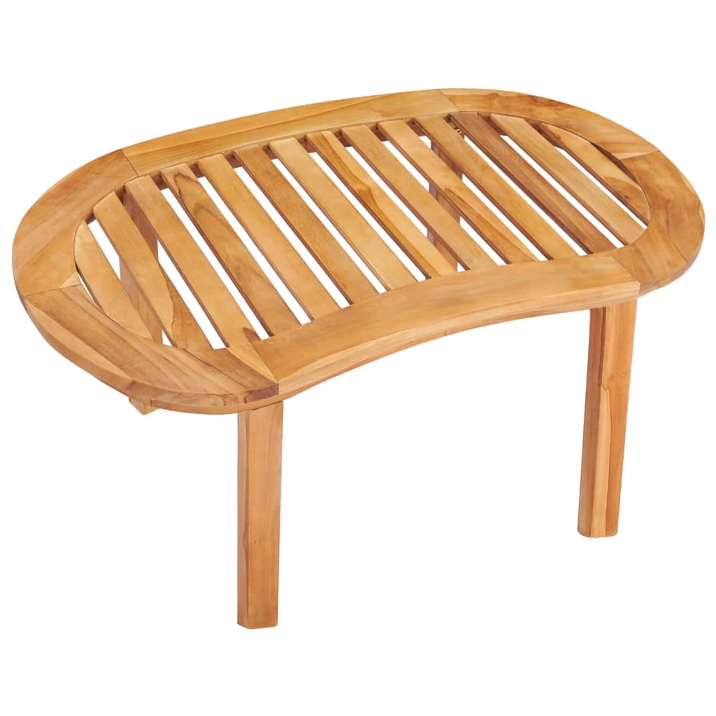 Teak Wood Coffee Table 35.4 x 19.7 x 17.7 Inches E52523
