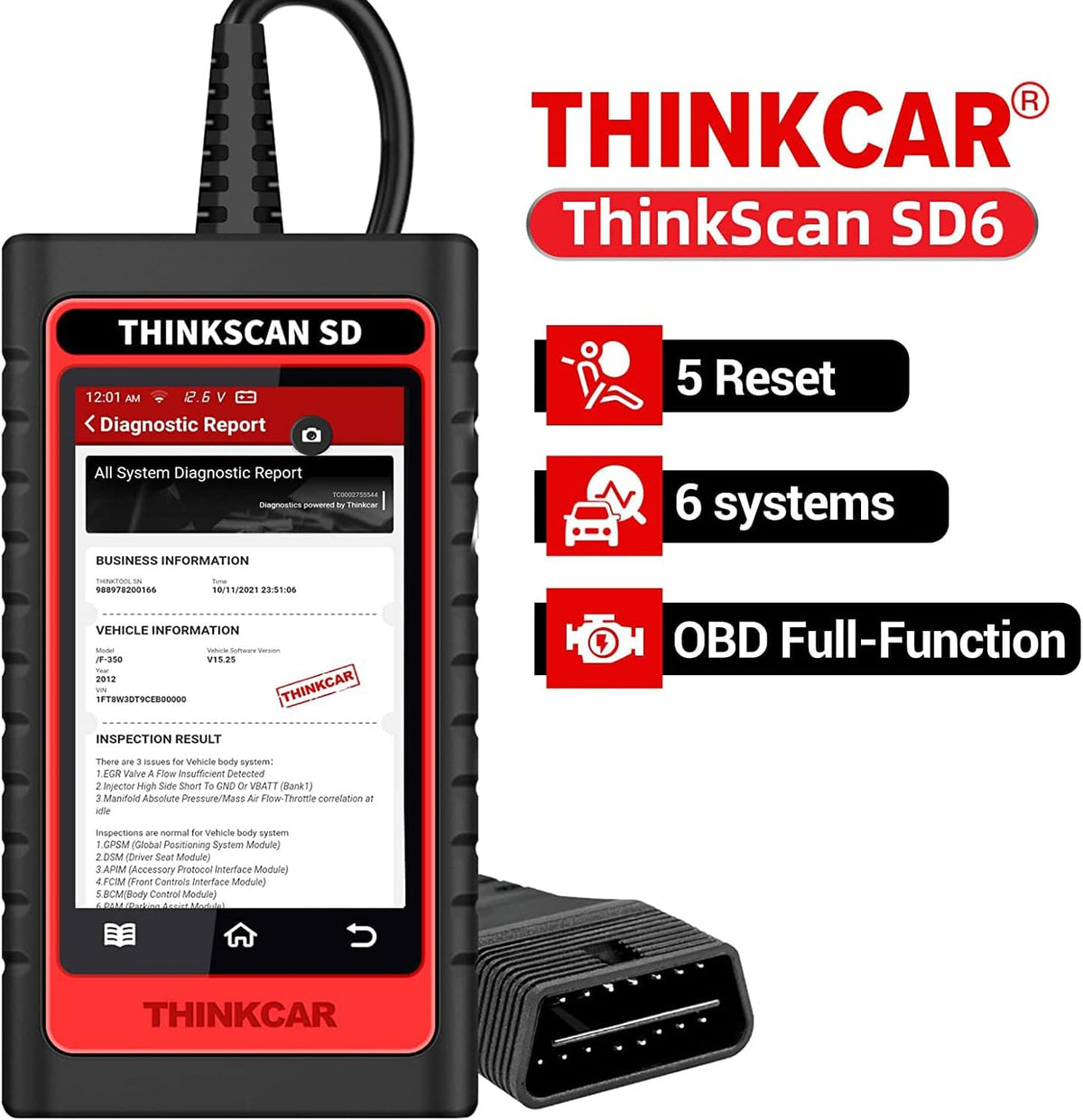 OBD2 Scanner with 28 Reset Car Diagnostic Tool S975065