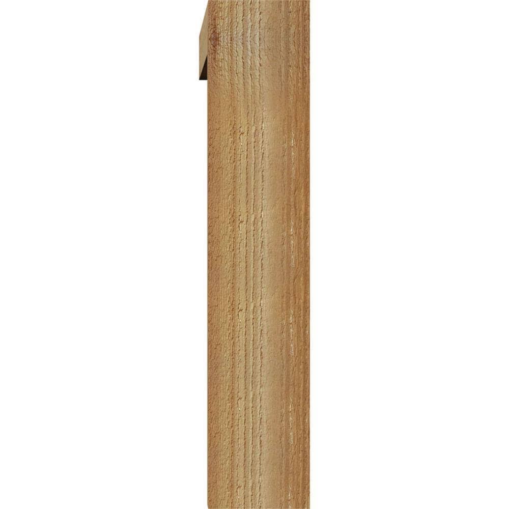 Rough Sawn Bracket with Offset Brace, Western Red Cedar D17988
