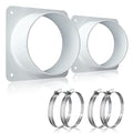 4" Plastic Air Vent Duct Connector Flange S761
