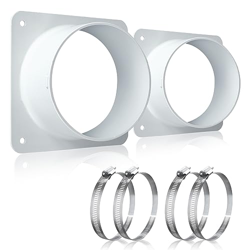 4" Plastic Air Vent Duct Connector Flange S761