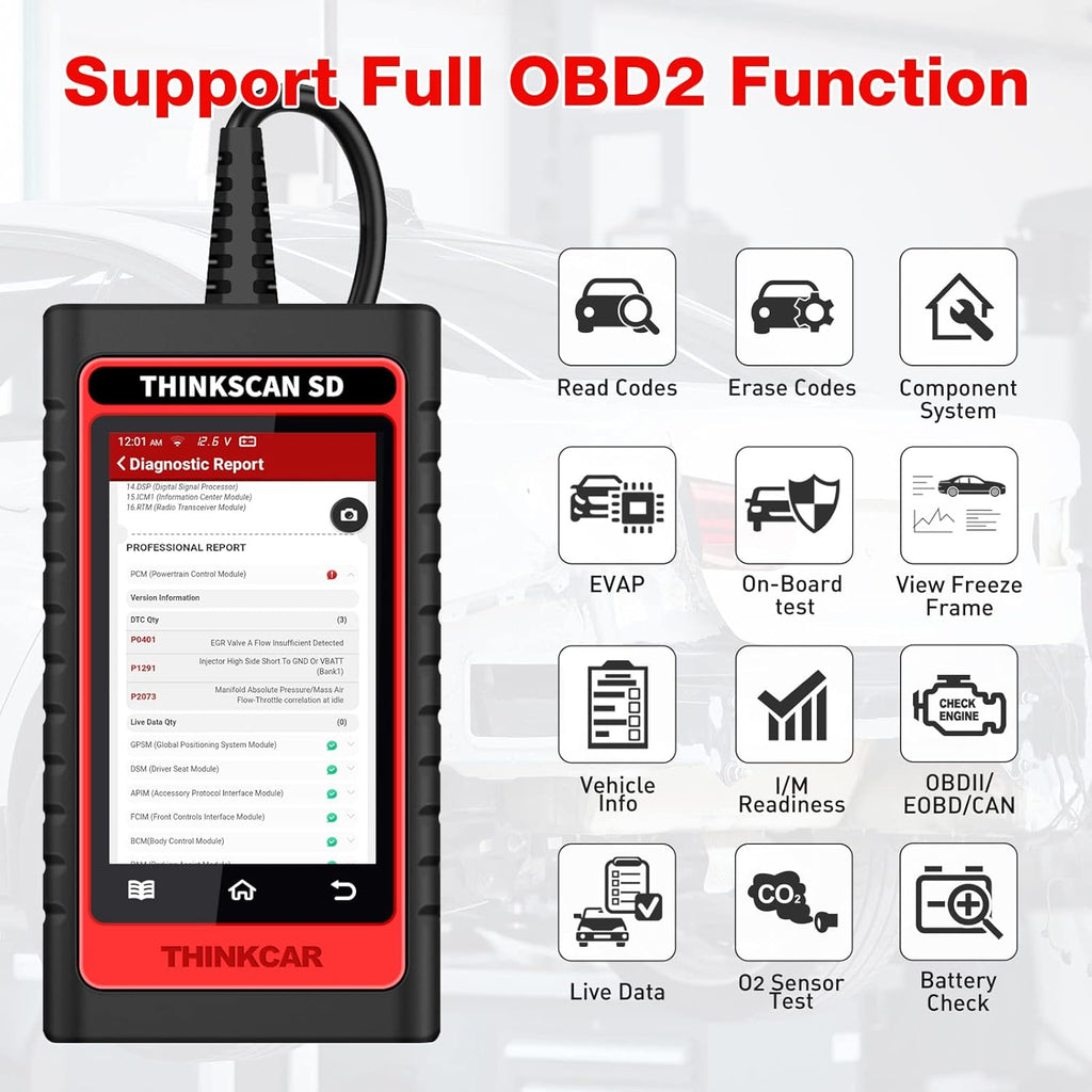 OBD2 Scanner with 28 Reset Car Diagnostic Tool S975065