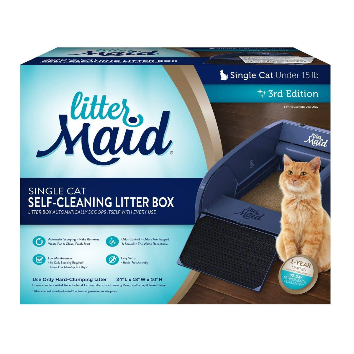 Self-Cleaning Litter Box, Blue K656000