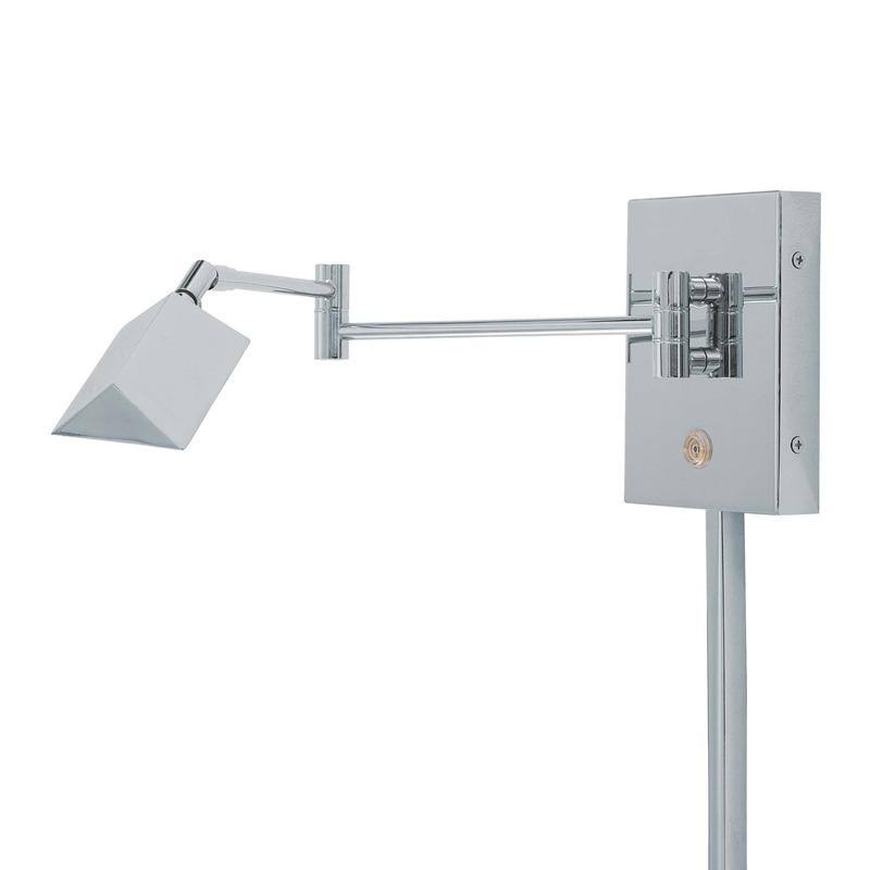 Brushed Nickel LED Swing Arm Wall Lamp H53710